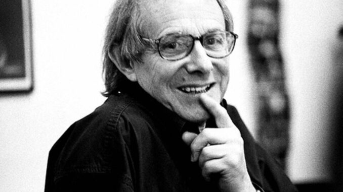 Ken Loach pictured by Ozgur Gerilla
